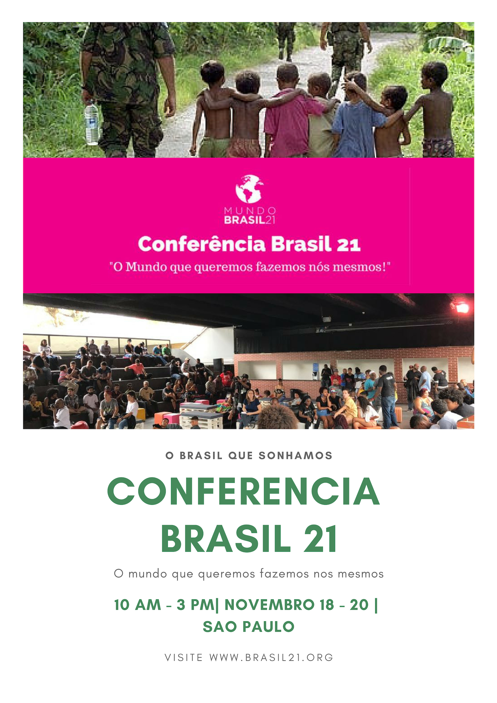 Brasil 21 – Lancamento Nacional: Primeira Conferencia de Economia de Mercado com Justiça Social. CSVM - Sao Paulo. 2018